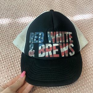 Red White and Brews Trucker Hat